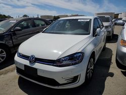 Volkswagen Golf salvage cars for sale: 2019 Volkswagen E-GOLF SEL Premium