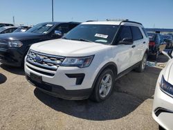 Salvage cars for sale from Copart Woodhaven, MI: 2018 Ford Explorer