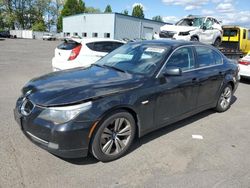 BMW 5 Series salvage cars for sale: 2010 BMW 528 I