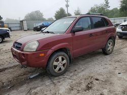 Salvage cars for sale from Copart Midway, FL: 2007 Hyundai Tucson GLS