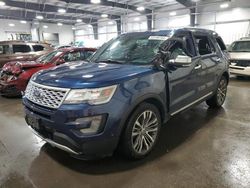 2017 Ford Explorer Platinum en venta en Ham Lake, MN