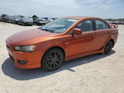 Salvage cars for sale from Copart San Antonio, TX: 2009 Mitsubishi Lancer GTS