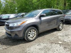 Toyota salvage cars for sale: 2016 Toyota Highlander LE