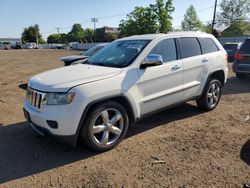 Jeep Grand Cherokee Overland salvage cars for sale: 2012 Jeep Grand Cherokee Overland