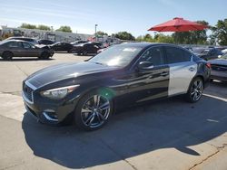 Vehiculos salvage en venta de Copart Sacramento, CA: 2015 Infiniti Q50 Base