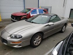 Chevrolet Camaro salvage cars for sale: 2002 Chevrolet Camaro