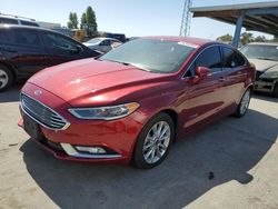 Vehiculos salvage en venta de Copart Hayward, CA: 2017 Ford Fusion SE Hybrid