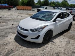 Salvage cars for sale from Copart Madisonville, TN: 2016 Hyundai Elantra SE