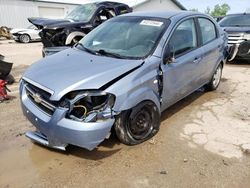 Chevrolet Aveo Base salvage cars for sale: 2007 Chevrolet Aveo Base