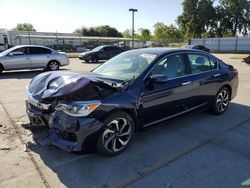 Honda Accord ex salvage cars for sale: 2016 Honda Accord EX