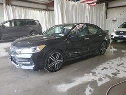 Salvage cars for sale from Copart Albany, NY: 2017 Honda Accord Sport Special Edition