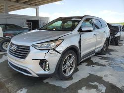 Hyundai Vehiculos salvage en venta: 2018 Hyundai Santa FE SE Ultimate