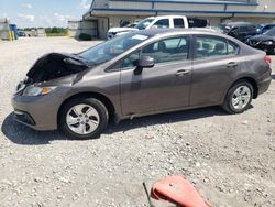 Honda salvage cars for sale: 2013 Honda Civic LX