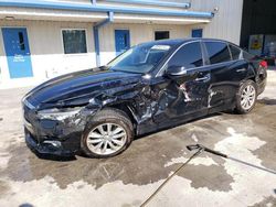 Salvage cars for sale from Copart Fort Pierce, FL: 2017 Infiniti Q50 Premium