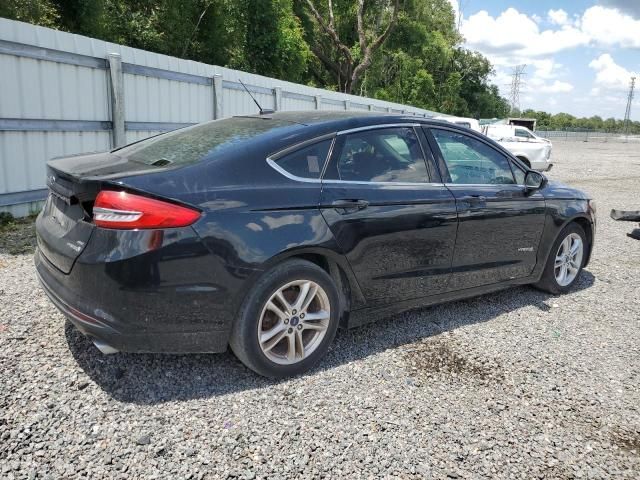 2018 Ford Fusion SE Hybrid