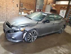 Nissan salvage cars for sale: 2021 Nissan Altima SR