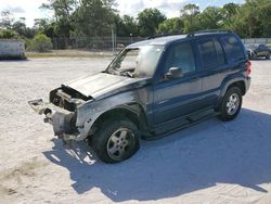 Salvage cars for sale from Copart Fort Pierce, FL: 2004 Jeep Liberty Limited