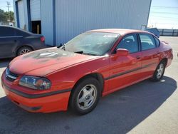 Chevrolet salvage cars for sale: 2001 Chevrolet Impala LS