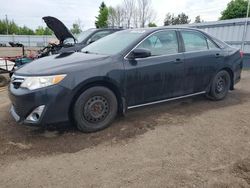 Salvage cars for sale from Copart Ontario Auction, ON: 2012 Toyota Camry Base