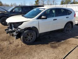 Vehiculos salvage en venta de Copart Bowmanville, ON: 2015 Honda CR-V LX