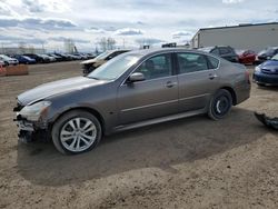 Salvage cars for sale from Copart Rocky View County, AB: 2009 Infiniti M35 Base
