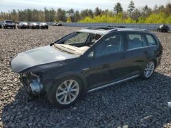 Salvage cars for sale from Copart Windham, ME: 2017 Volkswagen Golf Alltrack S