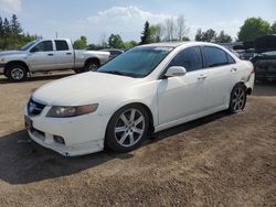 Acura salvage cars for sale: 2004 Acura TSX