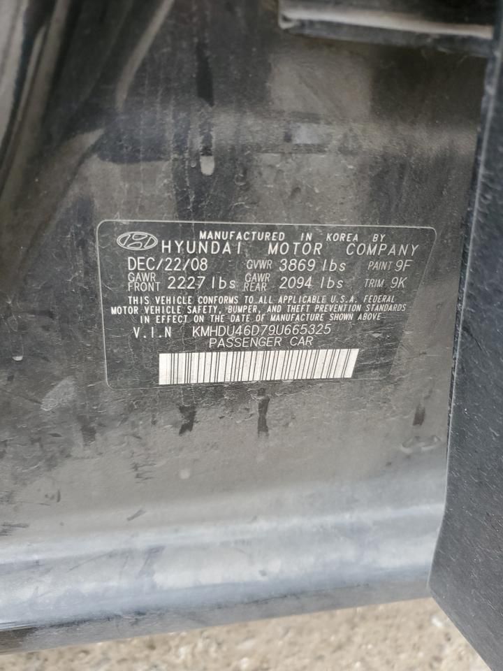 2009 Hyundai Elantra gls