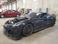 Chevrolet Corvette salvage cars for sale: 2016 Chevrolet Corvette Stingray 1LT