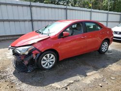 Toyota salvage cars for sale: 2015 Toyota Corolla L