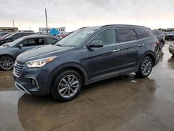 Vehiculos salvage en venta de Copart Grand Prairie, TX: 2017 Hyundai Santa FE SE