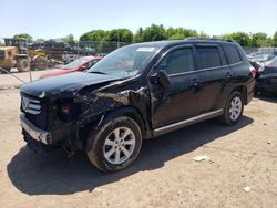 Toyota Highlander salvage cars for sale: 2013 Toyota Highlander Base