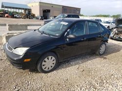 Ford Focus ZX4 salvage cars for sale: 2007 Ford Focus ZX4