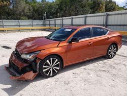 Salvage cars for sale from Copart Fort Pierce, FL: 2021 Nissan Altima SR