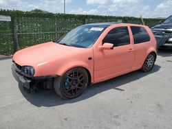 Volkswagen GTI salvage cars for sale: 2002 Volkswagen GTI Base