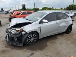 Toyota Vehiculos salvage en venta: 2015 Toyota Corolla L