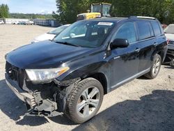 Salvage cars for sale from Copart Arlington, WA: 2012 Toyota Highlander Limited