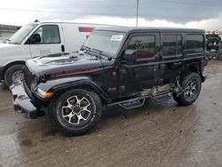 Jeep Wrangler salvage cars for sale: 2021 Jeep Wrangler Unlimited Rubicon