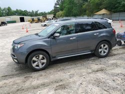 Salvage cars for sale from Copart Knightdale, NC: 2010 Acura MDX Technology