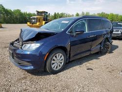 Salvage cars for sale from Copart Ontario Auction, ON: 2018 Chrysler Pacifica L