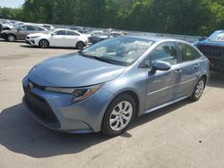 Toyota Corolla le salvage cars for sale: 2020 Toyota Corolla LE