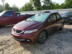 Salvage cars for sale from Copart Midway, FL: 2015 Honda Civic EXL