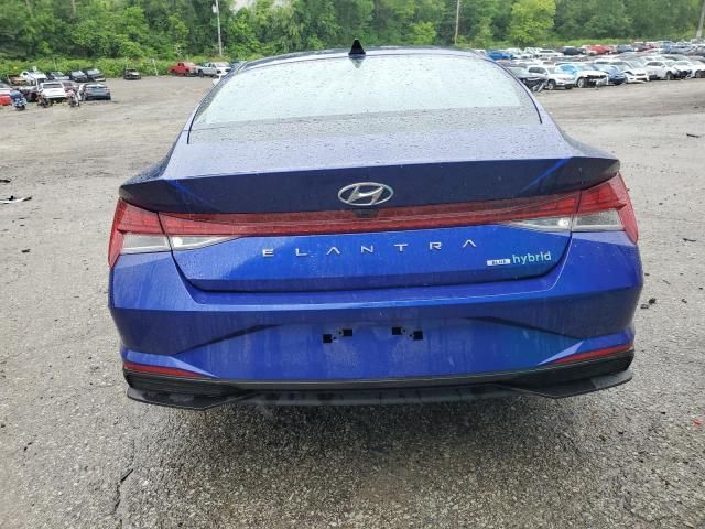 2023 Hyundai Elantra Blue