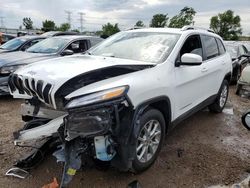 Jeep salvage cars for sale: 2017 Jeep Cherokee Latitude