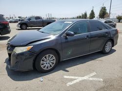 Salvage cars for sale from Copart Rancho Cucamonga, CA: 2012 Toyota Camry Base