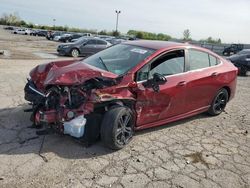 Salvage cars for sale from Copart Indianapolis, IN: 2017 Chevrolet Cruze LT
