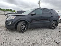 Ford salvage cars for sale: 2017 Ford Explorer Sport