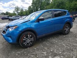 Salvage cars for sale from Copart Waldorf, MD: 2017 Toyota Rav4 LE