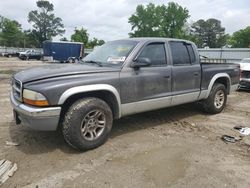 Dodge Dakota Quad slt salvage cars for sale: 2004 Dodge Dakota Quad SLT