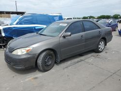 Salvage cars for sale from Copart Grand Prairie, TX: 2004 Toyota Camry LE